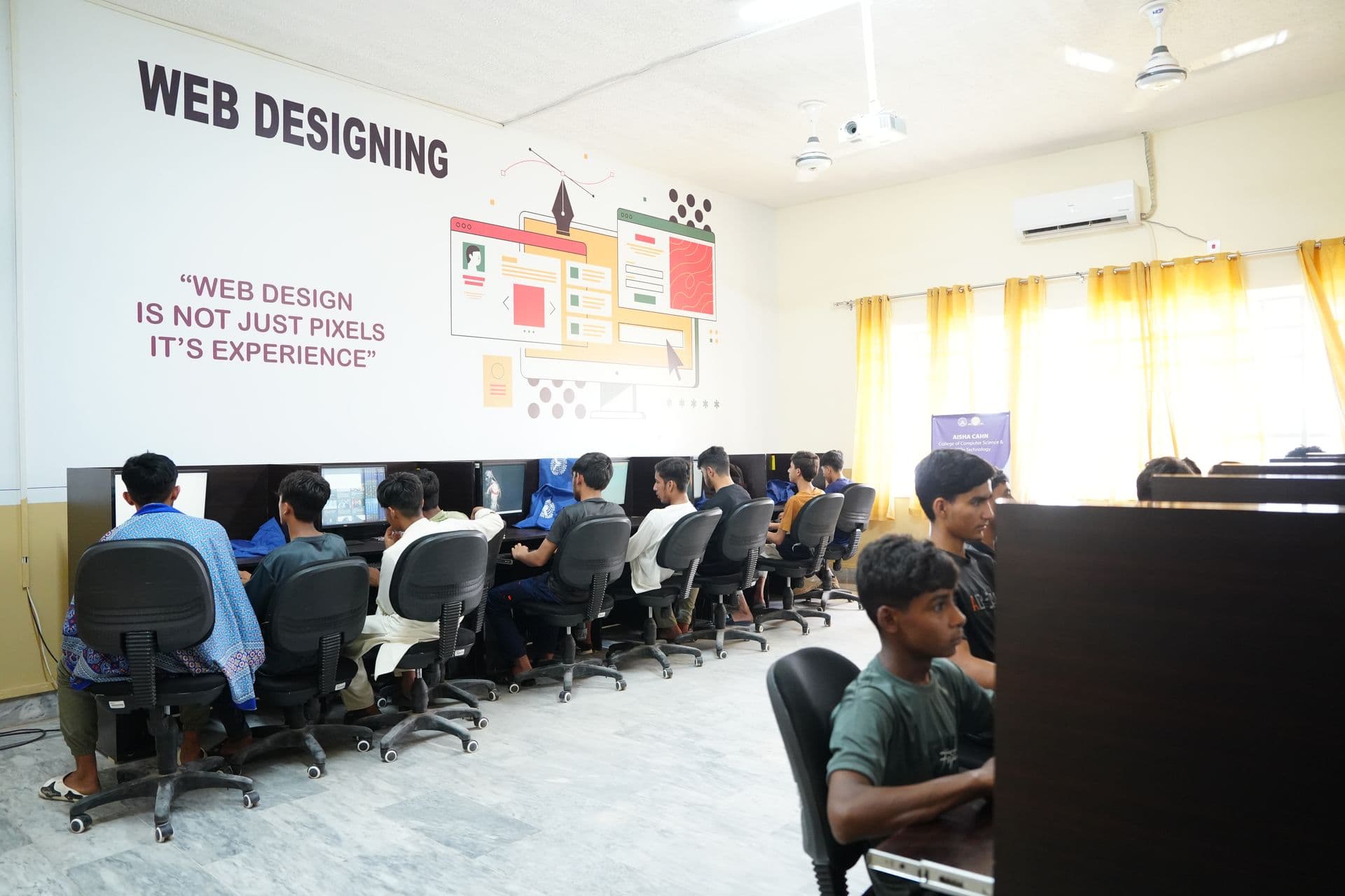 Web design lab session