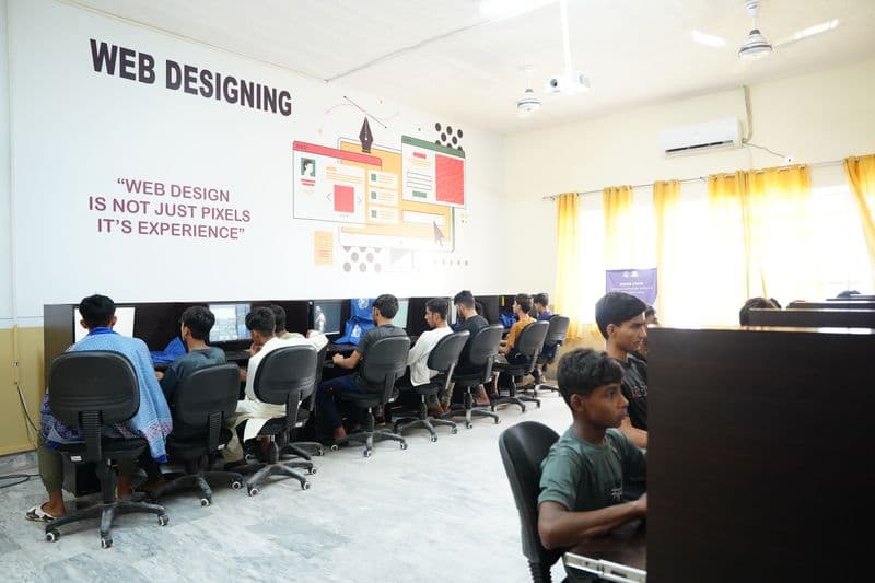 Web design lab session